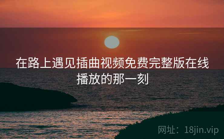 在路上遇见插曲视频免费完整版在线播放的那一刻